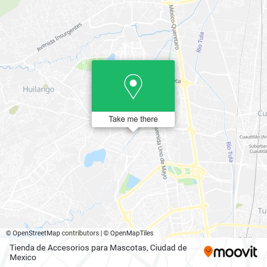 Tienda de Accesorios para Mascotas map