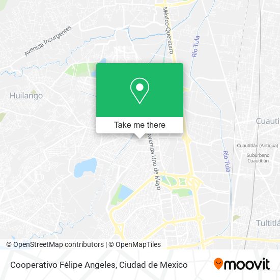 Cooperativo Félipe Angeles map