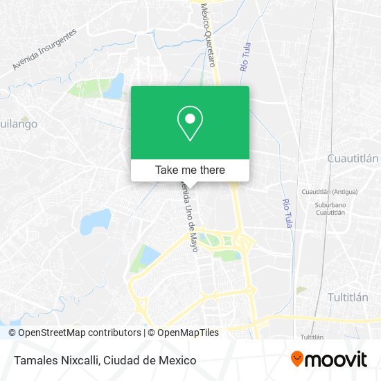 Tamales Nixcalli map