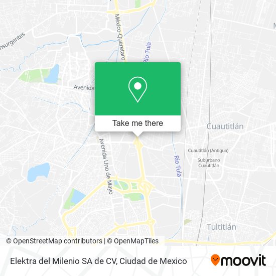 Elektra del Milenio SA de CV map