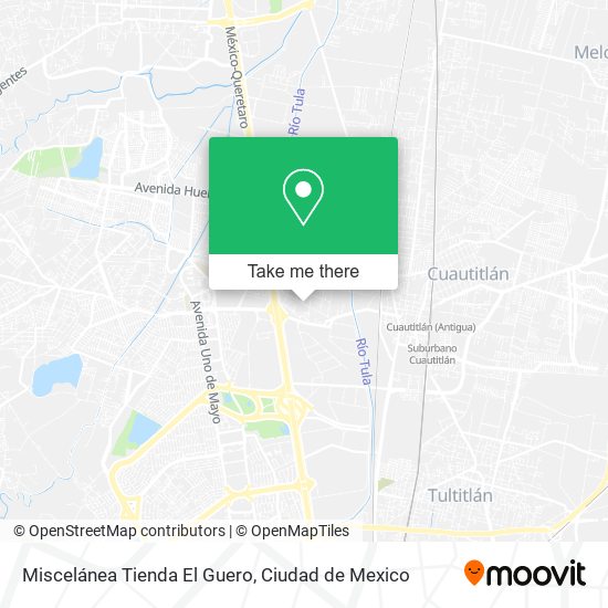 Mapa de Miscelánea Tienda El Guero