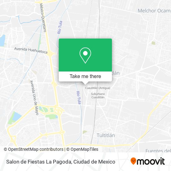 Mapa de Salon de Fiestas La Pagoda