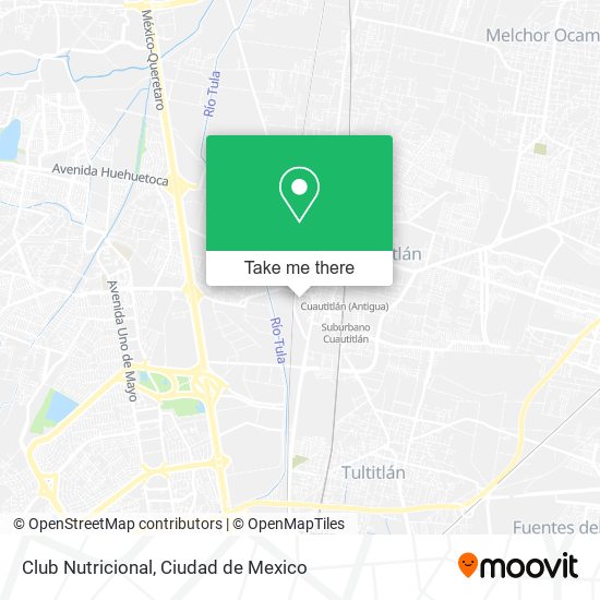 Club Nutricional map