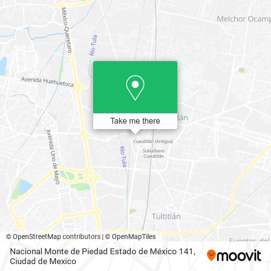 Nacional Monte de Piedad Estado de México 141 map