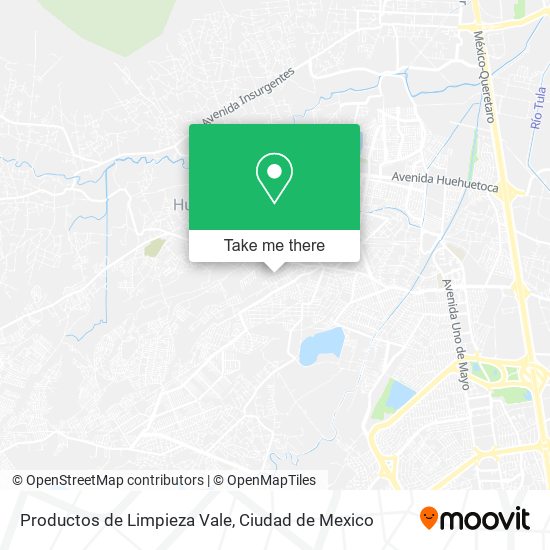 Productos de Limpieza Vale map