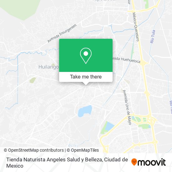 Mapa de Tienda Naturista Angeles Salud y Belleza