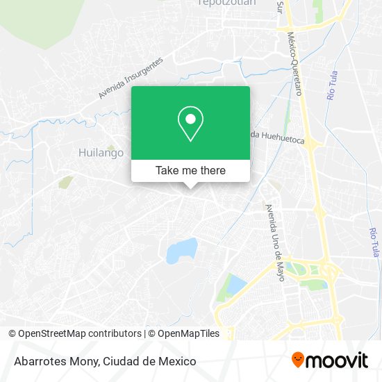 Abarrotes Mony map
