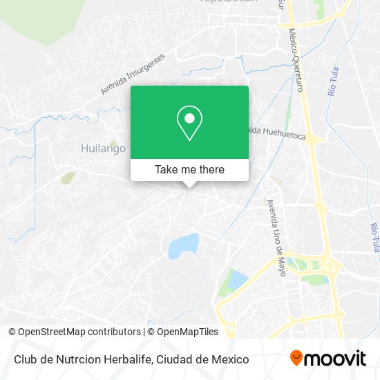 Club de Nutrcion Herbalife map