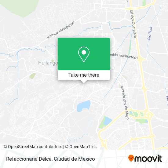 Refaccionaria Delca map