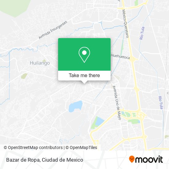 Mapa de Bazar de Ropa