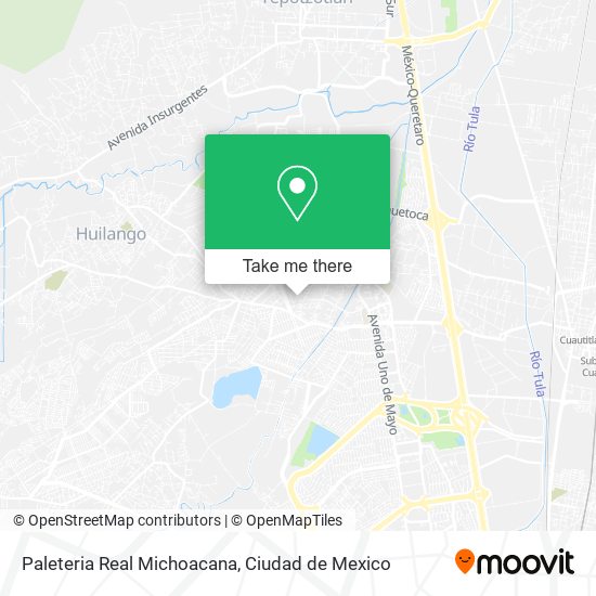 Paleteria Real Michoacana map