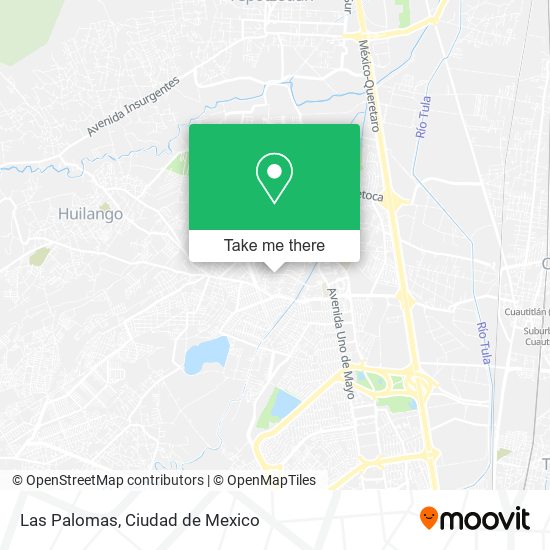 Las Palomas map