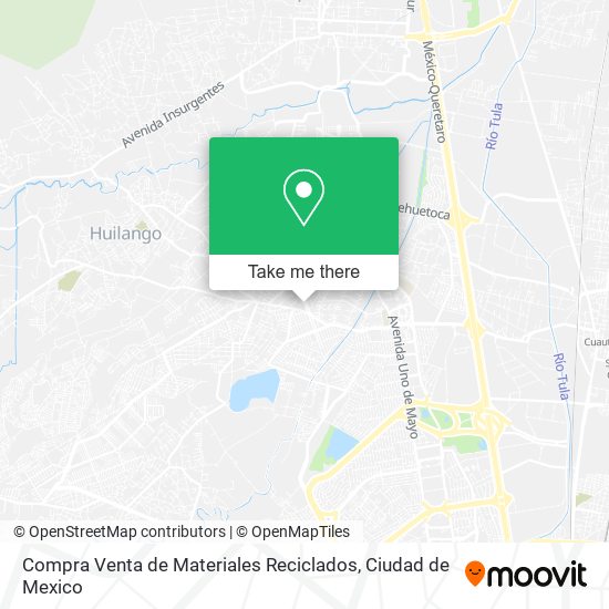 Mapa de Compra Venta de Materiales Reciclados