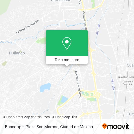 Mapa de Bancoppel Plaza San Marcos