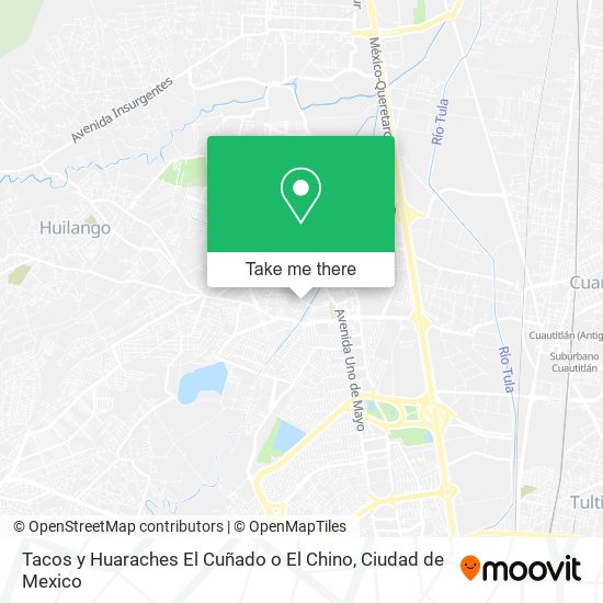 Tacos y Huaraches El Cuñado o El Chino map