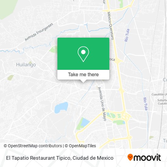 El Tapatio Restaurant Tipico map