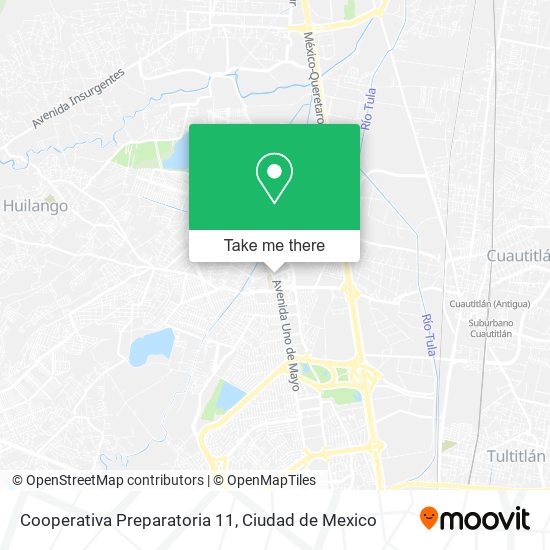 Cooperativa Preparatoria 11 map