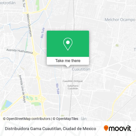 Mapa de Distribuidora Gama Cuautitlan