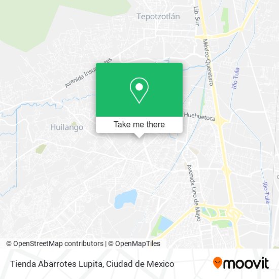 Mapa de Tienda Abarrotes Lupita