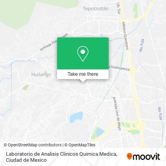 Laboratorio de Analisis Clinicos Quimica Medica map