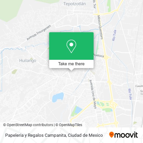 Mapa de Papeleria y Regalos Campanita