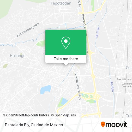 Mapa de Pasteleria Ely