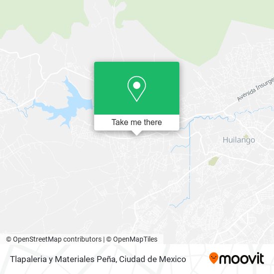 Tlapaleria y Materiales Peña map