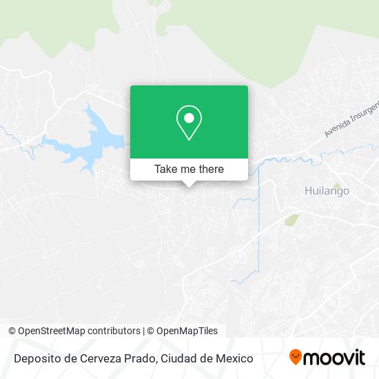 Mapa de Deposito de Cerveza Prado