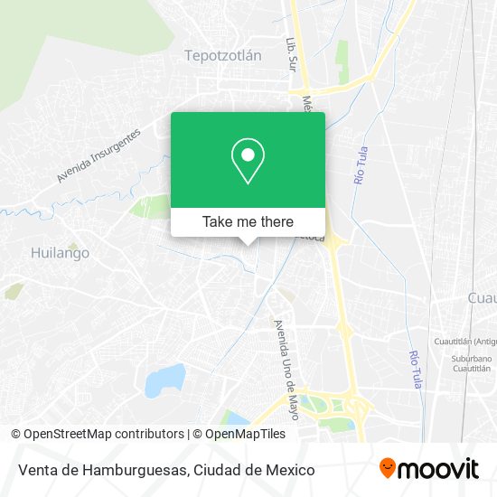 Venta de Hamburguesas map