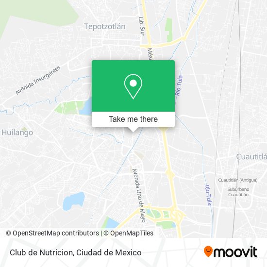 Club de Nutricion map