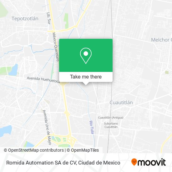 Romida Automation SA de CV map