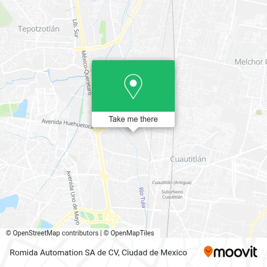 Romida Automation SA de CV map