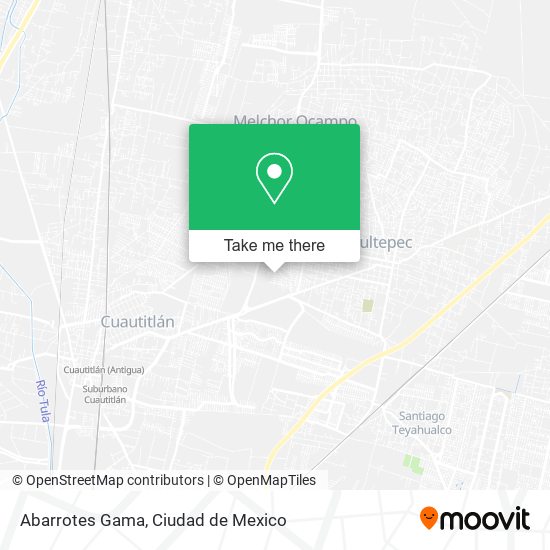 Abarrotes Gama map