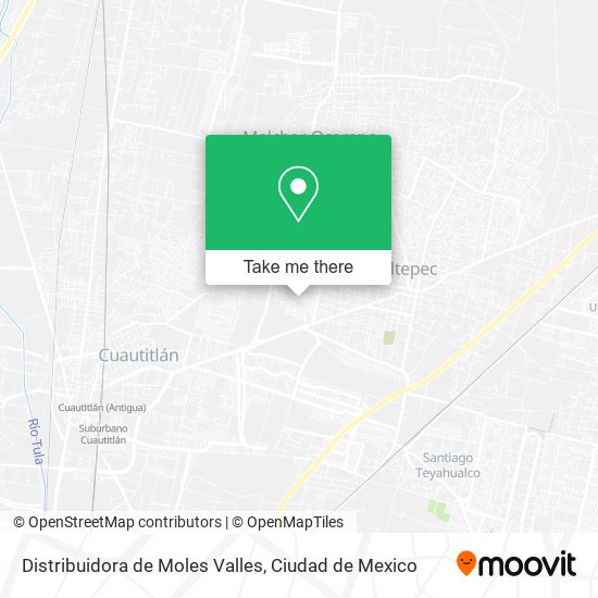 Distribuidora de Moles Valles map