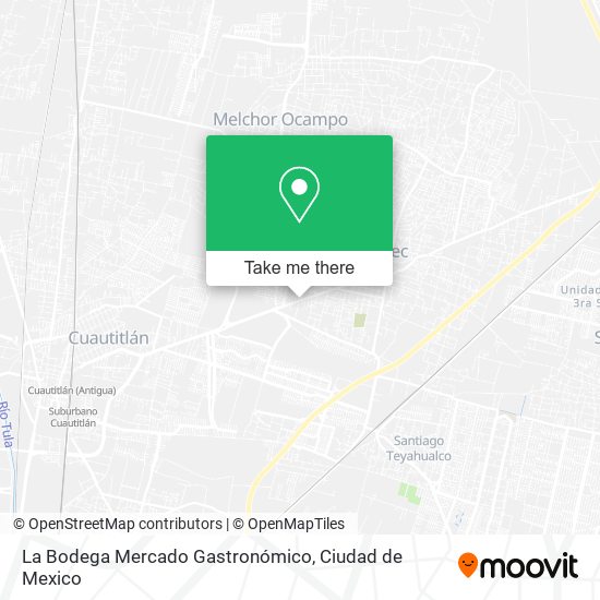 Mapa de La Bodega Mercado Gastronómico