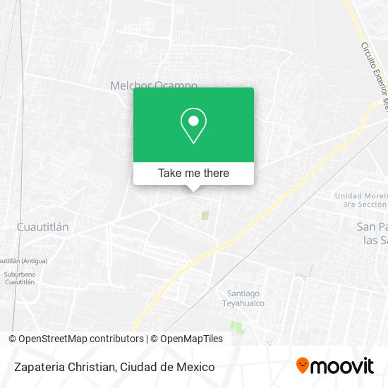 Mapa de Zapateria Christian