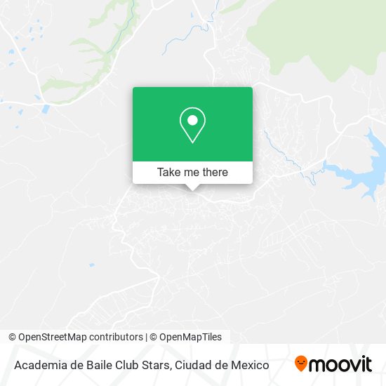 Mapa de Academia de Baile Club Stars