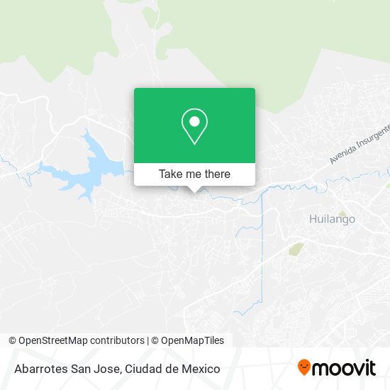 Abarrotes San Jose map