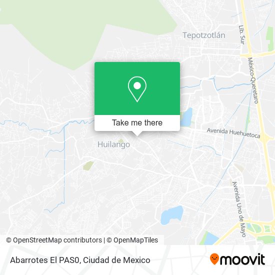 Abarrotes El PAS0 map