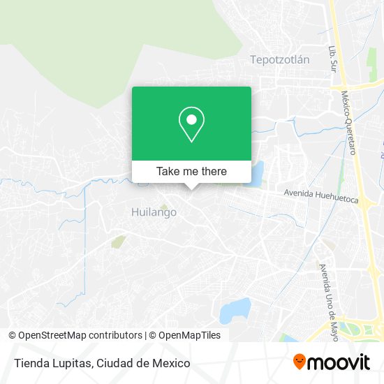 Mapa de Tienda Lupitas