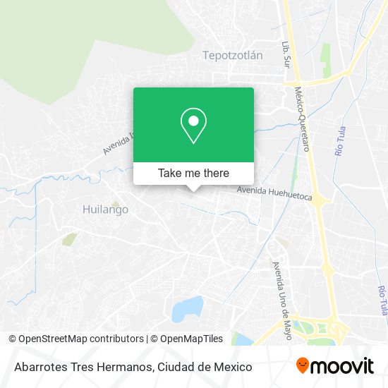 Abarrotes Tres Hermanos map