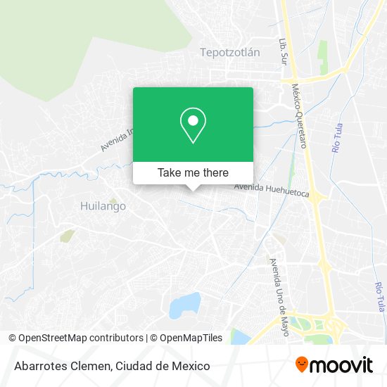 Abarrotes Clemen map