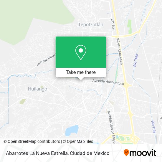 Abarrotes La Nueva Estrella map