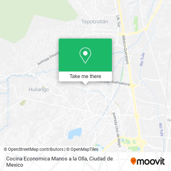 Cocina Economica Manos a la Olla map