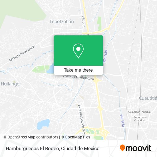 Hamburguesas El Rodeo map