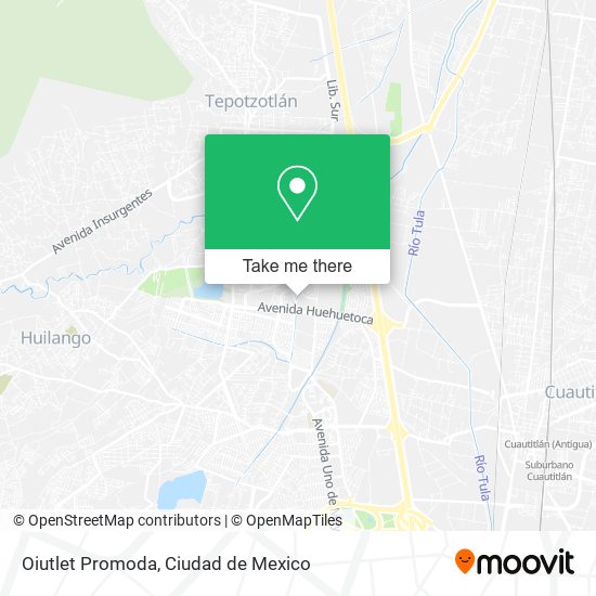 Oiutlet Promoda map