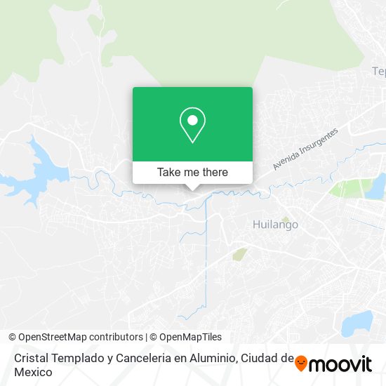 Mapa de Cristal Templado y Canceleria en Aluminio