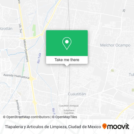 Tlapaleria y Articulos de Limpieza map