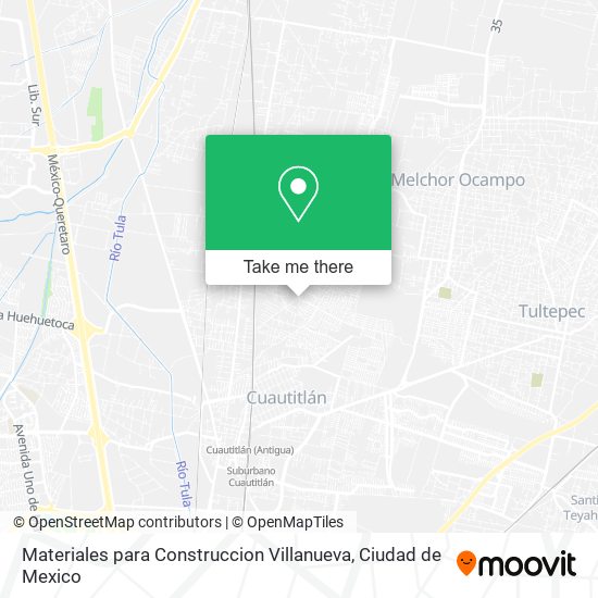 Mapa de Materiales para Construccion Villanueva