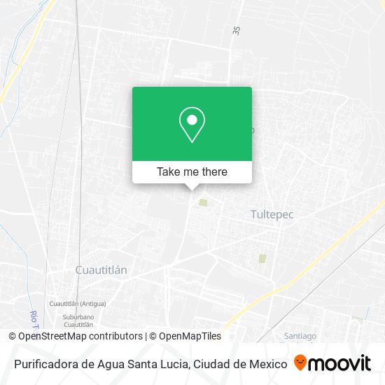 Mapa de Purificadora de Agua Santa Lucia